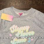 Stoney Clover Lane  Sweatshirt Gray/Pink/Blue Women's Size Large New with Tags Photo 7