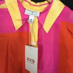 Isaac Mizrahi  for Target color block silk top C33 Photo 4