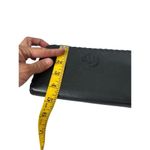 Tory Burch - Black Leather Marion Continental Wallet pebbled leather whipstich w Photo 8