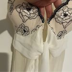 Inner Secrets Cream & Black Lingerie Chemise Baby Doll Style Size Large Photo 2