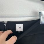 CAbi  Agency jersey Stretch Ponte Skirt Black Sz 6‎ Photo 3