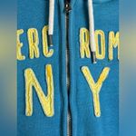 Abercrombie & Fitch Vintage Y2K Double Zip Hooded Henley Lined Jacket Size Large Photo 2