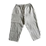 Denim & Company D& Co. khaki Capri pants size 1X Green Photo 2