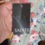 Storia NWT  Yalimapo Linen Blend Floral V-Neck Ruffle Sleeve Dress Size Medium Photo 9