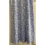 Laura Ashley Nightgown Sz MED Blue Slip Dress Floral Lace Girly Cottagecore Photo 3