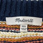 Madewell  Arden Crop Pullover V-neck Sweater - Stripe - XXS Photo 7