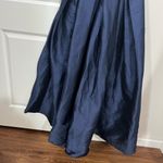 Monique Lhuillier ML Navy Blue Francesca Gown Size 4 US $900 Photo 2