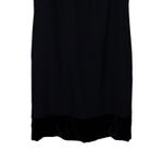 Etro Wool Silk Black Shift Dress Sleeveless size 44 / US Medium Photo 2