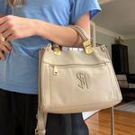 Discontinued Steve Madden Leather Handbag Tan Photo 2