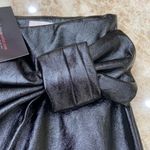 Sunset & Spring Black Patent bow mini skirt. Size XS nwt Photo 6