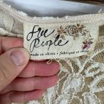 Free People  Lace Dress Small Ivory Sheer Boho Cottagecore Fairy Romantic Vintage Photo 1