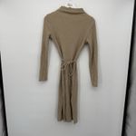 A New Day Tan Long Sleeve Mock Neck Sweater Dress Size XS Cotton Blend Photo 1