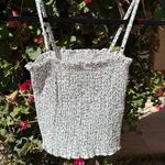 Brandy Melville  John Galt Black and White Floral Tank One Size OS Photo 1