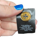 Anthropologie Rosie Neira Military Sweater Blazer Jacket Wool Navy Blue Size XS Photo 9