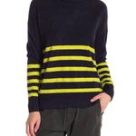 Vince Camuto Women’s Striped Chenille Knit Turtleneck Sweater Fisherman Core Photo 0