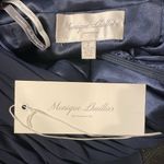 Monique Lhuillier NWT  Elegant Navy Blue One-Shoulder Dress Size 2 Photo 8
