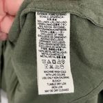 Free People  Women's Cinched Waist‎ Double Breasted Blazer Green Small Military Photo 8