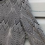 Mango Zigzag Asymmetrical Hem Dress Photo 4