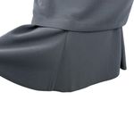 Brunello Cucinelli Bruno Cucinelli Dress Gray Crew Neck Dark Grey Midi Length Short Sleeve Medium Photo 3