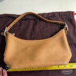 Coach Vintage Leather Demi 9844 Tan Hobo Baguette Swing Bag Photo 13