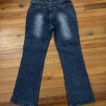 R4R Rave Jeans Vintage Junior Size 15 Y2K 90s Mid Rise Flare Hong Kong 32x32 Blue Photo 4