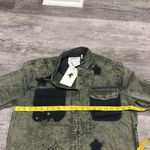 Free People  NWT One Teaspoon Everyday Denim Classic Star Shirt Petrol Green XS Photo 12