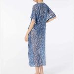 Michael Kors $170 Blue Chain Midi Caftan Swim Cover Up - Wildcat XS S Photo 2