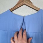 Ann Taylor petite blue balloon sleeve eyelet long sleeve dress blouse top small Photo 7