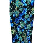 White Stag Vintage Black Blue Floral Paisley Print Maxi Dress Size S 4/6 Photo 2