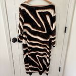 Chico's Chico’s Travelers Zebra Print Slinky Midi Dress. Size 20-22/ 4. Photo 3