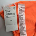 Good American Jacquard Tiny Ties Wrap Bikini Top Stretch Orange 5 US 2XL Photo 5
