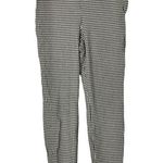 H&M  Black & White Gingham Plaid Slim Fit Side Zip Pants 4 Photo 0