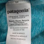 Patagonia  S Turquoise Front Zip Long Sleeved Hoodie Top Photo 8