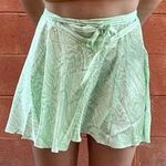 Princess Polly  Light Green Marble Funky Wrap Skirt Photo 1