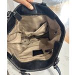 Coach Hamilton Purse Shoulder Hand Bag Black Pebble Leather Tote, Medium, EUC Photo 2