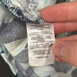 Loft Peony Garden Ruffle tie neck Ruffled Sleeve Blouse polka dot floral size S Photo 9