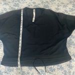 Lululemon Reach for the Run Black Long Sleeve Mesh Cropped Top Size 6 Photo 5
