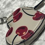 Coach Heart Coin Pouch Bag Charm With Cherry Print Photo 8