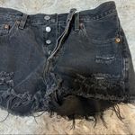 Levi's Womens 501 Shorts Lunar Black size 25 Photo 4