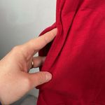 J. Jill light Sweater V Neck 3/4 sleeves pullover tunic red size Large Photo 4