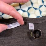 Athleta  Heathered Charcoal 3/4 Sleeve Cinched Waist Top with Pockets XXS Photo 6