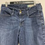 Gap Womens Curvy Blue Jeans Size 8 XL Bowery Raw Hem Dark Wash Denim Inseam 31" Photo 1