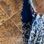 Bebe Stunning Silk and Spandex Sequined blue and Gray Blouse from  Size Small Photo 3