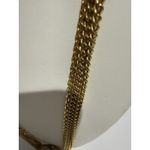 Vtg Gold Tone Statement Swirl Pendent Necklace Youghlani Youghlr ? 25" Photo 2