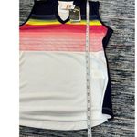 Callaway  NWT Opti-Dri Sleeveless Golf Top in Gradient Stripe Shirt UPF Sz S Photo 5