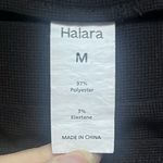 Halara  Black Overalls Jumpsuit Pleated Adjustable Strap Pockets Casual Size M Photo 3