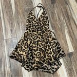 Oh Polly Polly animal print spaghetti halter romper Photo 4