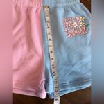 Samii Ryan BSR  Smiley never stop growing pink blue split Sweat Shorts Photo 6