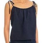 Gianni Bini NWT Gianni Binni Navy Tank Top Size medium Woven Bella Blouse Photo 0