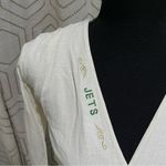 NFL  NY Jets All Sports Couture Shimmer V Neck Long Sleeve Tee Size XS Photo 2